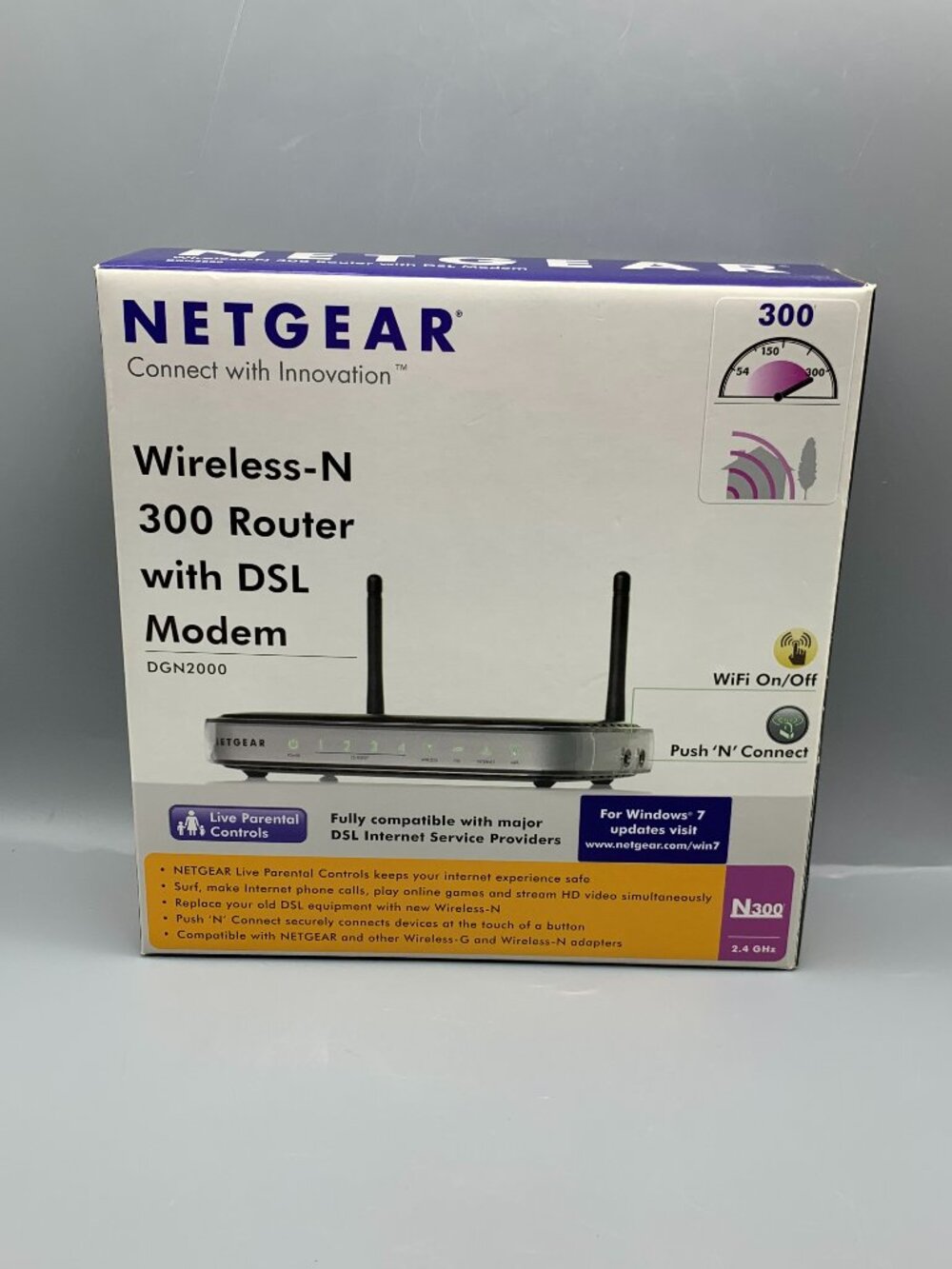 NEW in BOX Neatgear Wireless N300 Router with DSL Modem